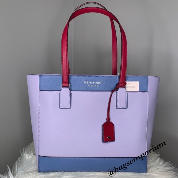 Kate Spade Large Leather Laptop Tote / Wallet Set - Picture 5 of 12